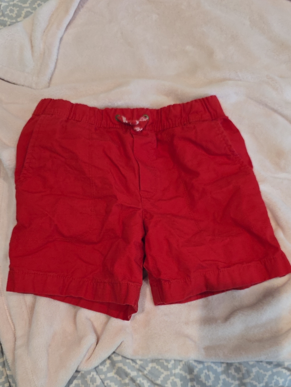 Carter's Red Elastic-Waist Casual Shorts
